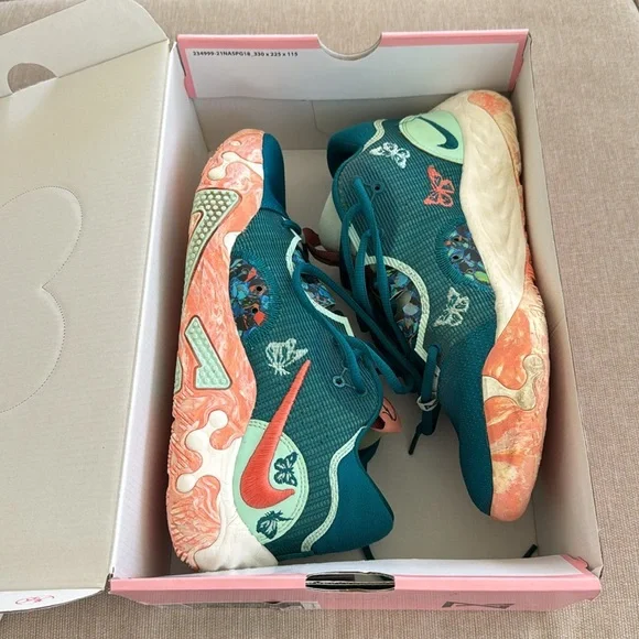 Nike PG 6 NRG All Star Game Weekend Paul George DH8446-900 TEAL PINK -8.5 M 10W